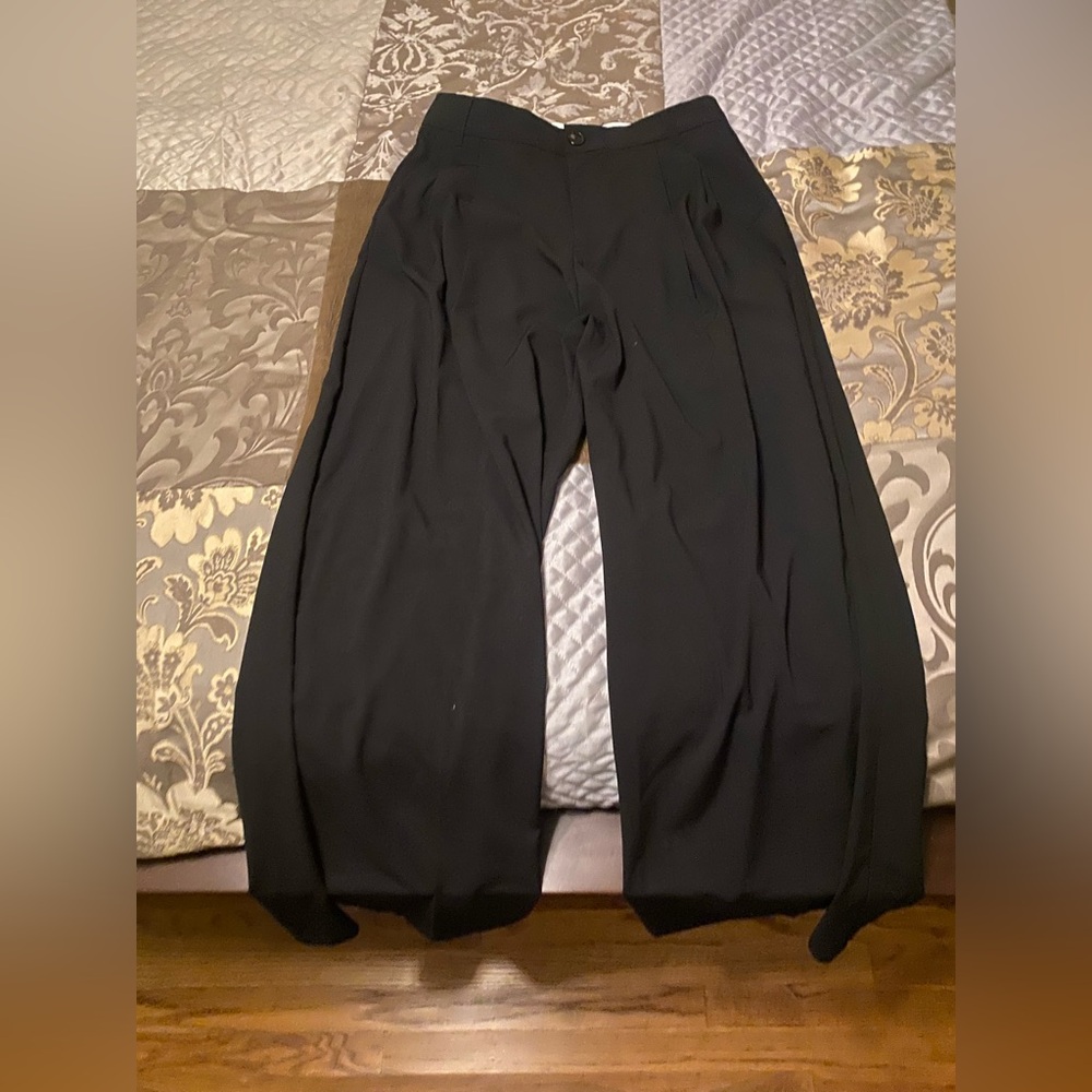 Zara Black Wide Leg Trousers